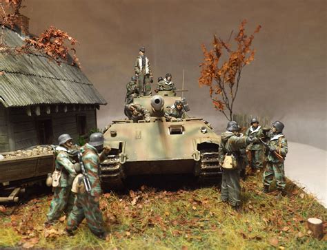 "Out Flanked-Normandy 1944" 1/35 scale diorama by Terence Young ...