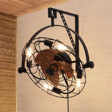 Amazon.com: Moooni 20" Fansconce, 6-Speed Wall Mount Fan,Timable Caged ...