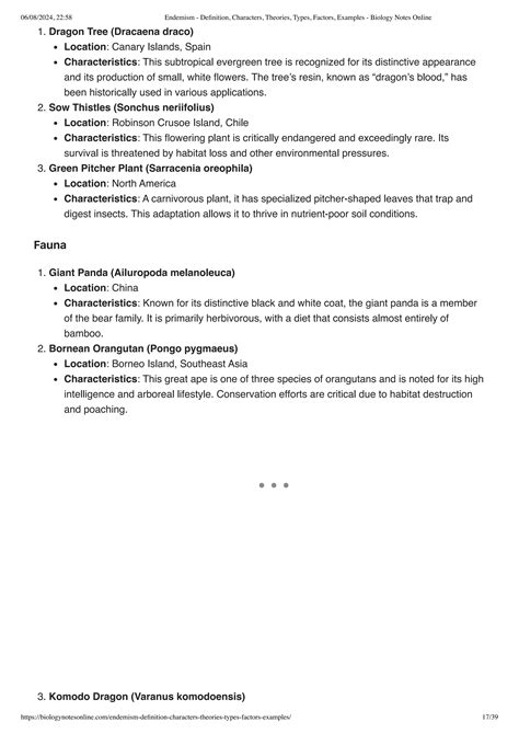 Endemism - Definition, Characters, Theories, Types, Factors, Examples - Biology Notes Online.pdf