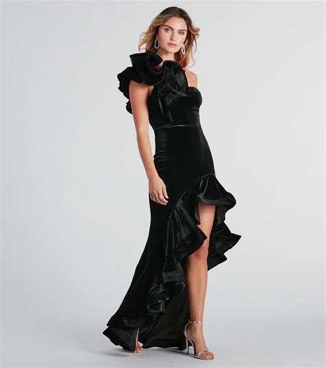 Black Velvet Dresses For Women & Windsor