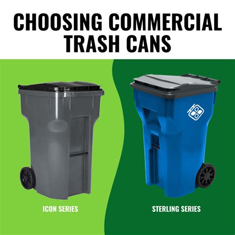 Choosing Commercial Trash Cans: Cascade ICON or STERLING Series? - Blog