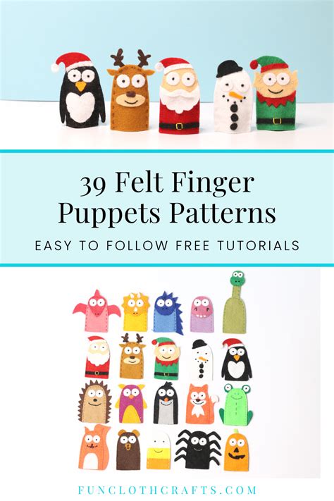 Image result for Finger Puppet Patterns