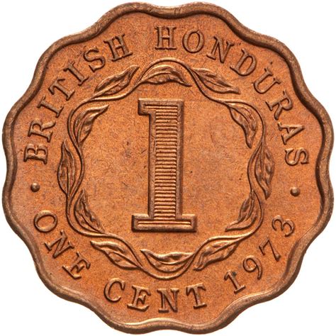 One Cent 1973, Coin from British Honduras - Online Coin Club