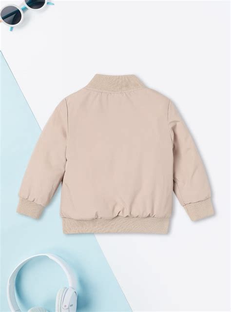 Buy Boys Solid Baseball Collar Bomber Jacket Online at just Rs. 999.0 ...