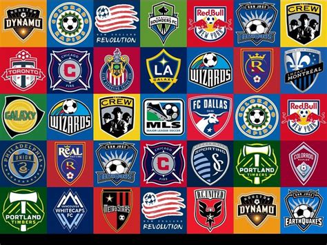 MLS Soccer Teams Logos Collection