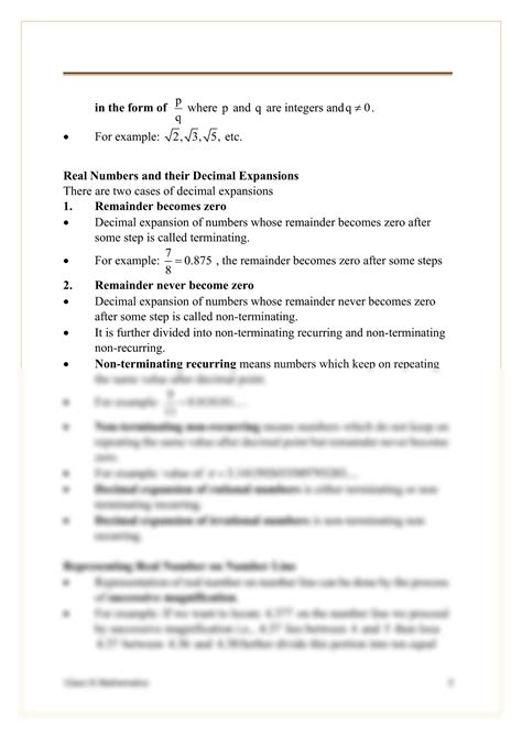 Number Systems Class 9 Notes 的图像结果