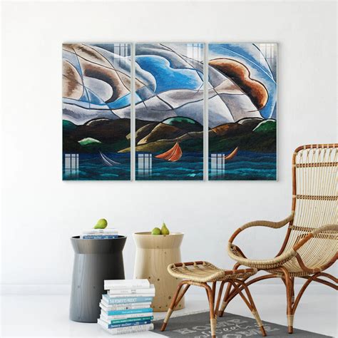 Beautiful Abstract Multi Frame Colourful Wall Painting for Living Room ...
