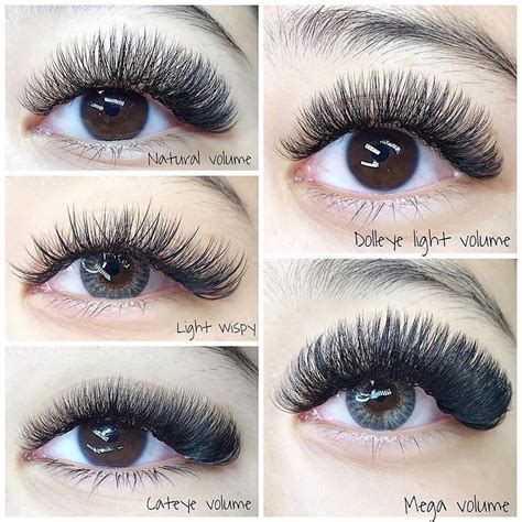 Different eyelash styles | Natural Wispy Volume | UBL Lash Supplies ...