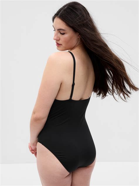 Plunge One-Piece Swimsuit | Gap