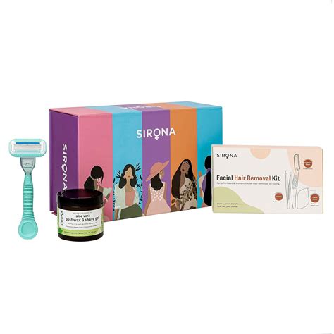 Sirona Instant Hair Removal At Home Kit for Women | Reusable 4 Blade ...
