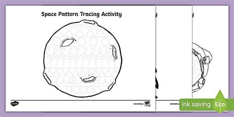 Space Pattern Tracing Activity (teacher made) - Twinkl