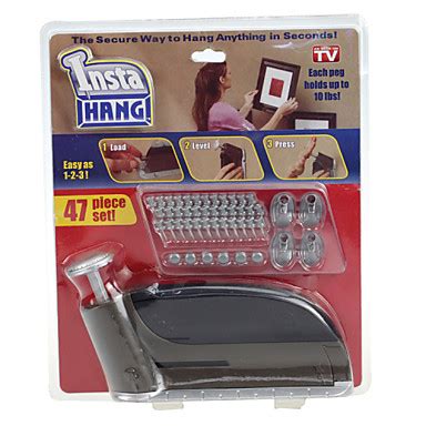 InstaHang Picture Hanging Tool 47pc Set As Seen On TV 10lb Insta Hang Wall Hook 4588414 2017 ...