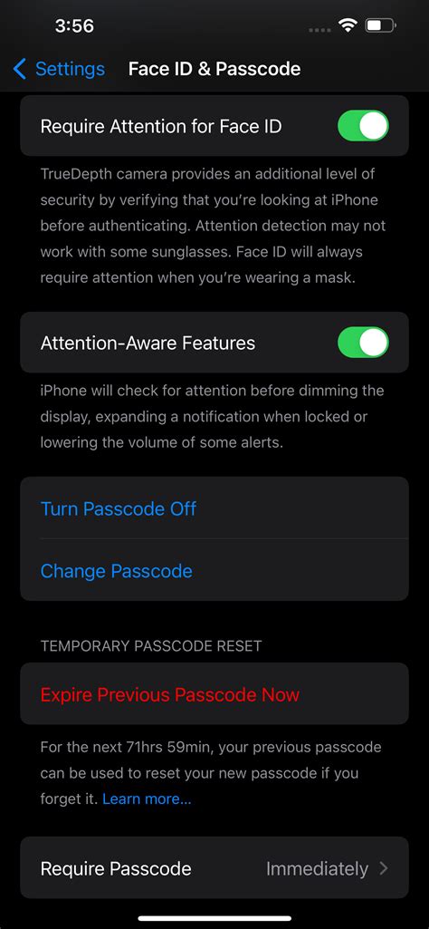 Image result for IPhone Passcode Settings