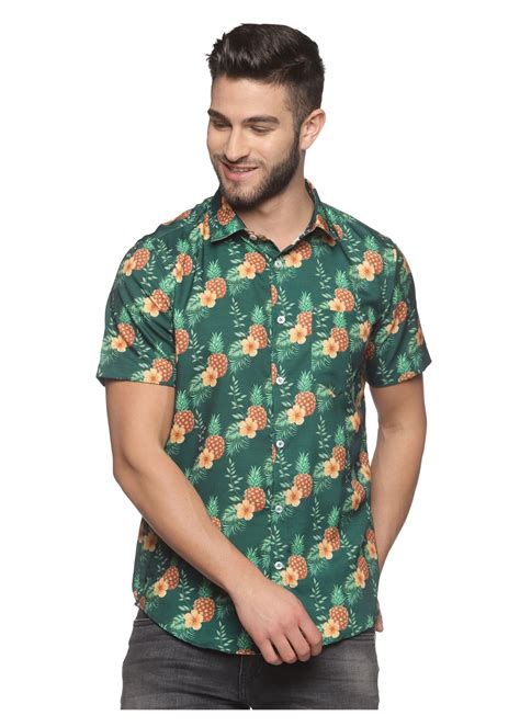 Tusok Men Floral Beach Tropical Shirts