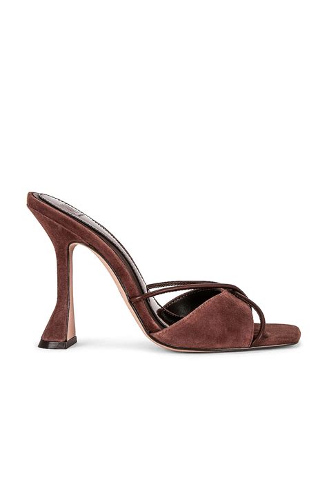 JLO Jennifer Lopez x REVOLVE Metro Mule in Dark Chocolate | REVOLVE