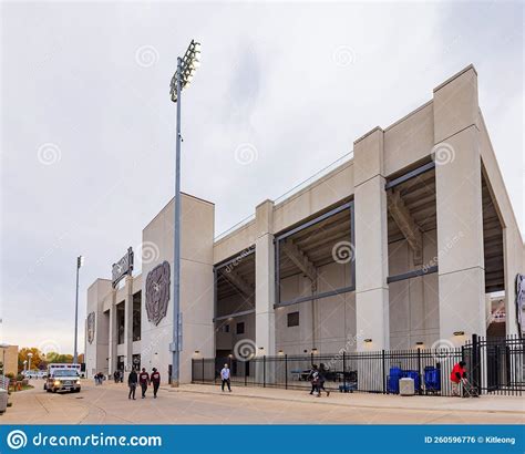 Exterior View of the Gate of Robert W. Plaster Stadium Editorial Photo ...