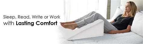 Metron Large Size | Orthopedic Bed Wedge Elevated Leg Pillow | Foam ...