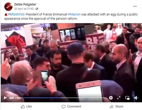 Fact Check: 2017 Video Shared To Show An ‘Egg Attack’ On French ...