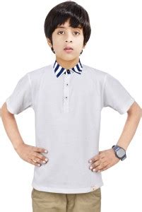 Flipkart.com | Paper Crane Boys Solid Pure Cotton Regular T Shirt ...