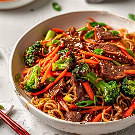 Beef Teriyaki Noodles - Insanely Good
