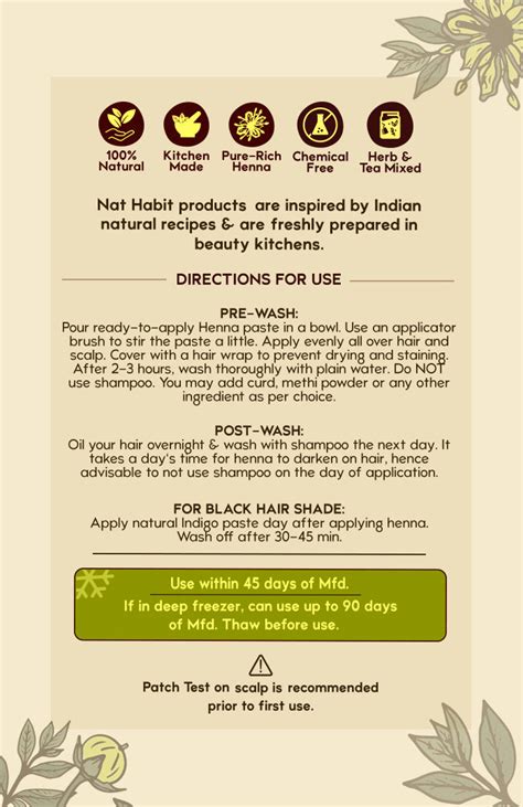 Ready-to-Apply Fresh Henna Paste – Nat Habit