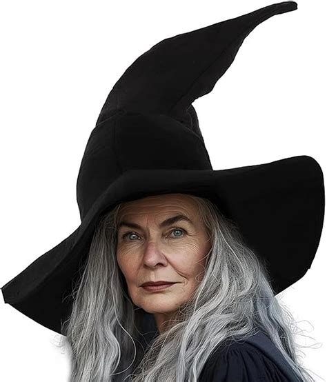 Halloween witches hat, Witches Hats for Women, Black Witch Hat, Cute ...
