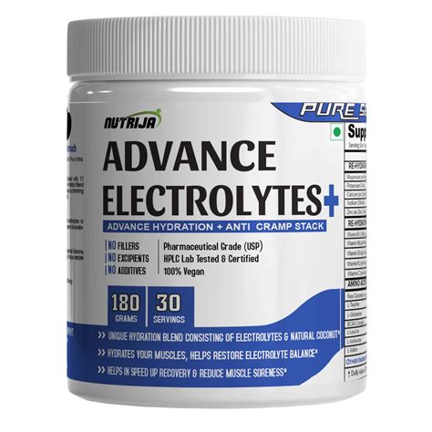 Buy NUTRIJA ADVANCE ELECTROLYTES+ | ADVANCE HYDRATION + ANTI CRAMP ...