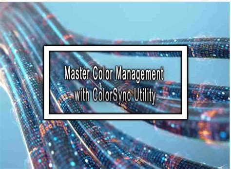 Image result for ColorSync Tutorial
