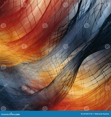 A Beautiful Silk Weave, Zoomed Up Close Stock Illustration ...