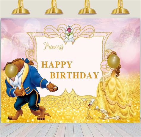 Buy BoTong 5x3ft Fairy Tale Girls Birthday Party Background Photo Beaty ...