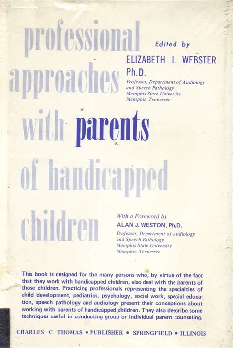 Buy Professional Approaches With Parents of Handicapped Children Book ...