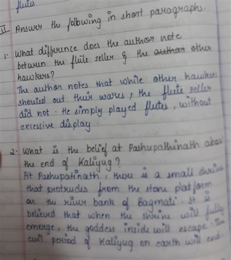 Question 2 Answer each question in a short paragraph. 1. What ...