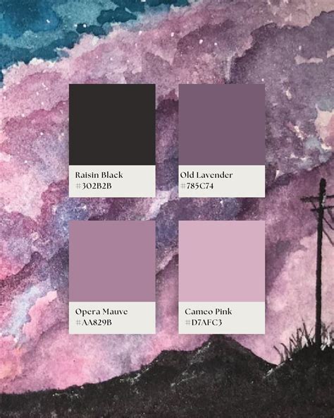 25 best mauve color palettes with names and hex codes – Artofit