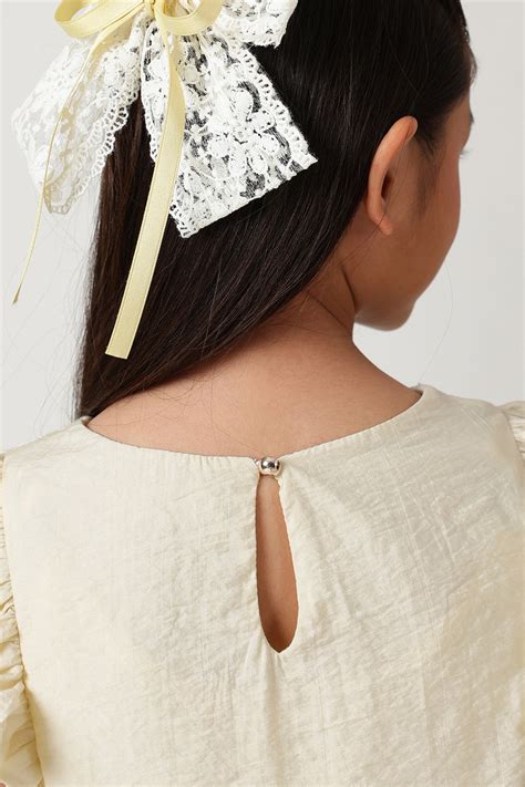 Girls Sand Regular Fit Sleeveless Solid Top by One Friday