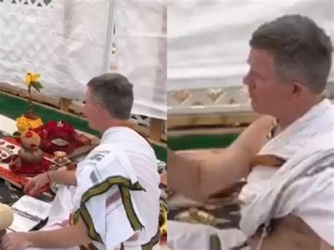 This Foreigner Explaining Complicated Sanskrit Mantras During A Ritual ...
