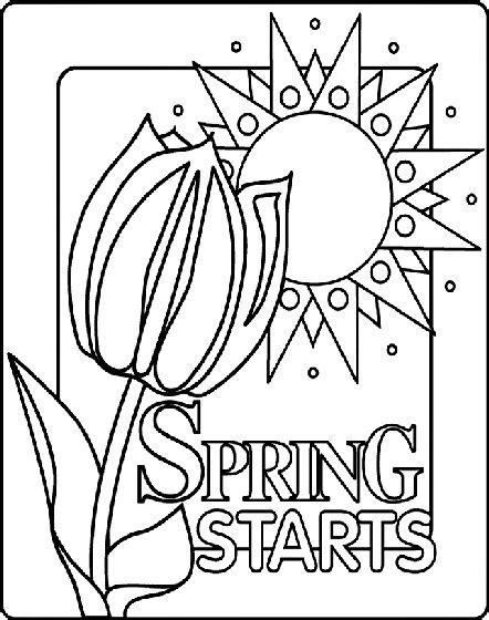 Spring Starts on crayola.com | Crayola coloring pages, Spring coloring ...