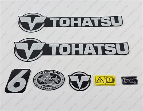Tohatsu 6HP Four Stroke 2020 Outboard Engine Decals Sticker Set 6 HP | eBay