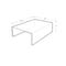 Azar Displays 4"W x 5.5"D x 2"H Riser Display, PK4 515332 | Zoro