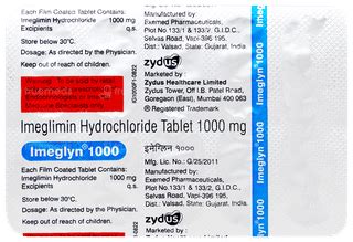 Imeglyn 1000 Tablet: Uses, Side Effects, Price & Substitutes