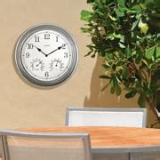 Buy AcuRite 14 Outdoor/Indoor Wall Clock with Thermometer and Humidity ...