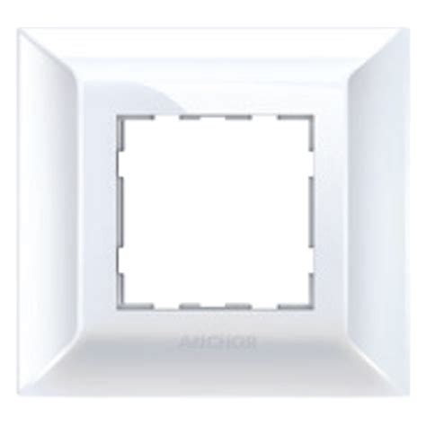 Buy Anchor Ziva Two Plate Design Cover Plate with Base Frame 2Module ...