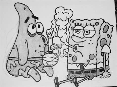 HIGH SPONGEBOB AND PATRICK DRAWING by BM99ART on DeviantArt