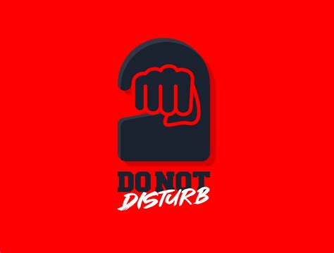 DO NOT DISTURB logo by HAKAGEDE on Dribbble