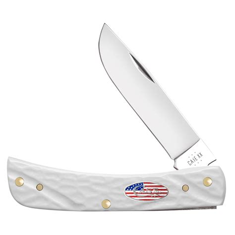 Case XX Stars and Stripes White Synthetic Sodbuster Jr Knife | BladeOps