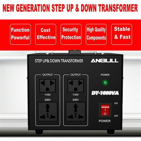 Anbull Voltage Converter 1000 Watt Voltage Transformer, 220V / 230V ...