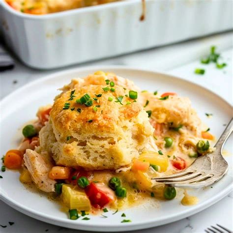 Chicken and Biscuit Casserole - Insanely Good