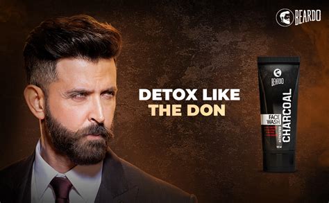 Beardo Activated Charcoal Face Wash 100 ml | Activaed Charcaol, Aloe ...