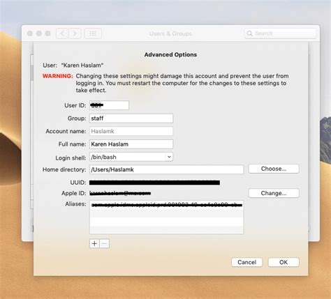 Method to Change Your Mac Username on macOS 10.15