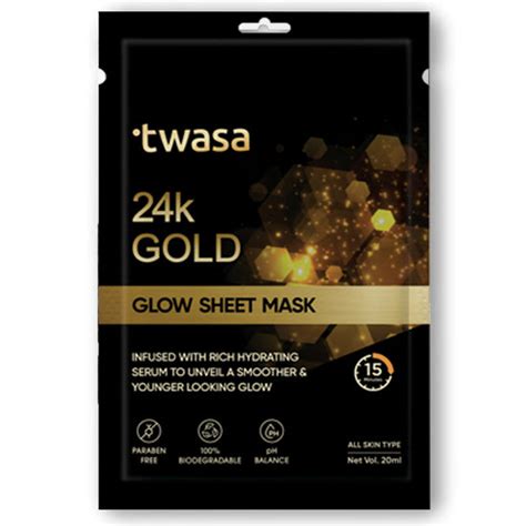 Buy 24K Gold Face Mask Online in India – Shop Now – Twasa Cosmetics